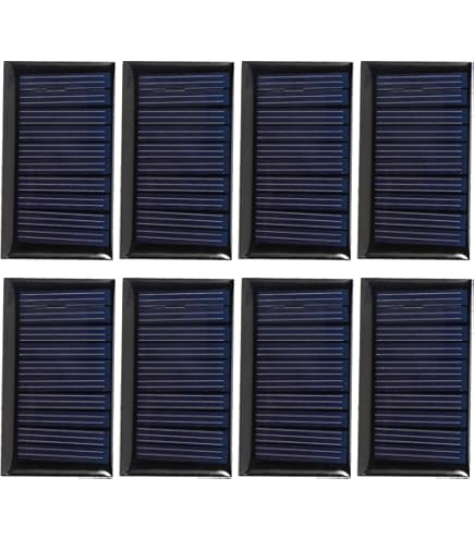 6 Mini Pannelli Solari 3V 0.3W - Per Progetti DIY, Ricarica Batterie E Energie Alternative - Foto 3