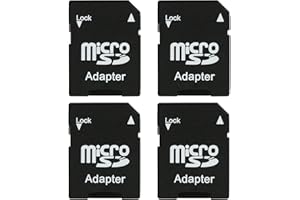 SUPECESORIO 4 PCS Adaptador de Tarjeta SD, Compatible con Muchos Dispositivos con Ranuras para Tarjetas SD, como Ordenadores portátiles, cámaras, etc.