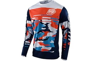 HULG Radfahren Jersey Herren Mountainbike Motocross Jersey Langarm MTB T-Shirt,Shirt Downhill Fahrrad Jersey Schnelltrocknend