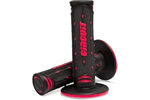 Circuit Equipment MA042-215 Poignée Jupiter Racing Noire/Rouge