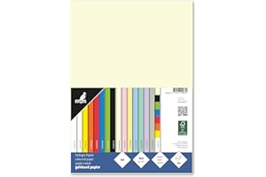Kangaro - Papel de color beige DIN A4-160g/m² FSC mix – 50 pack – Papel de carta DIY K-0039-435