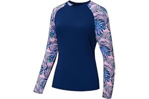 Bassdash T-Shirt de Protection Solaire UV UPF 50+ pour Femme à Manches Longues pour la pêche, la randonnée, la Performance
