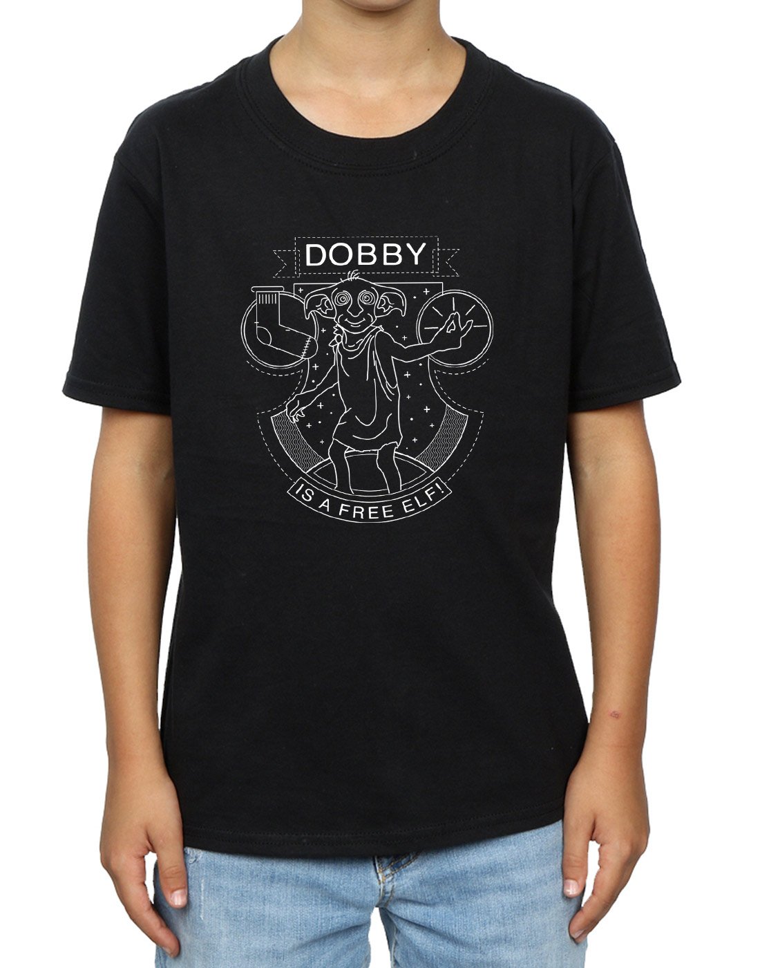 Harry-Potter-Jungen-Dobby-Seal-T-Shirt