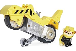 LA PAT' PATROUILLE - VEHICULE + FIGURINE RUBEN MOTO PUPS - Moto Avec Rétrofriction Et Figurine Amovible De Ruben - Paw Patrol - 6060543 - Jouet Enfant 3 Ans et +