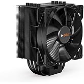 be quiet! Pure Rock 2 Black, CPU cooler, 150W TDP, Pure Wings 2 120mm PWM, 4 6mm heatpipes, asymmetric design, single tower,