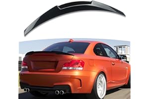 MUTUSAISI Rear Boot Trunk Spoiler Wing Compatible with 2007-2013 BMW 1 Series E82 118D 120D 120i 125i 135i 2DR Coupe M4-Style Accessories