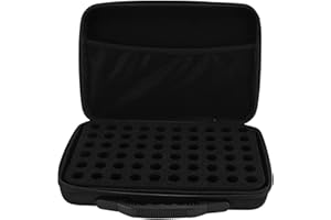 Plyisty 60 Bottle Model Paint Carrying Bag Organizer, Hard Shell EVA, Foam Inlay, Portable Travel Case, Fits Oils Storage Organizer, Great for Storing Craft Supplies