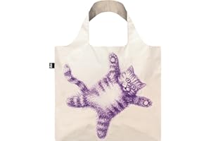 Loqi Bolsa Flying Purr-ple Cat Reciclada