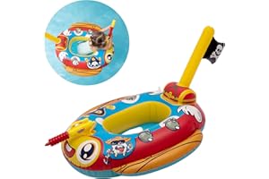 Chitomars Salvagente Bambini, Salvagente Mutandina Salvagente Canotto Gonfiabile Bambini Per Pirata Canotto Neonato Anelli di Nuoto gonfiabili per Bambini Neonati per 3-10 Anni