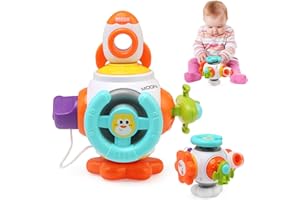 LEADSTAR Montessori Busy Cube Toys for Kids,Sensory Activity Board Travel Toy for Toddlers 1-3 Years Old,Fidget Cube Toy Educational Preschool Learning Toys for Babies 18-36 Months (B)