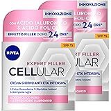 Nivea Hyaluron Cellular Filler Crema Giorno Anti-Età Rimpolpante Rassodante Tonificante Idratante Anti-Rughe Formula SPF15 co