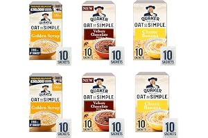 Quaker Havre så enkla gröt påsar: Gyllene sirap gröt 36 g x 20, sammetslen choklad gröt 37 g x 20, banan gröt påsar 35 g x 20 omedelbar havre paket 60 påsar totalt