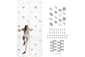 MAMOI® Mur d’Escalade pour Chambre d’Enfant, Structure d’Escalade intérieure avec poignées et Prises, Tour d’Escalade pour Enfants