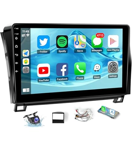 Autoradio Android 14 Pour Toyota Land Cruiser 2007-2020 - Écran Tactile 9" CarPlay Sans Fil GPS | Navigation Multimedia Voiture