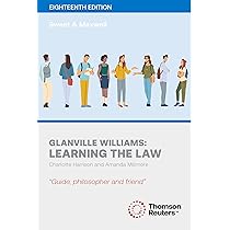 Glanville Williams: Learning the Law: Amazon.co.uk: Harrison
