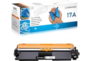 LOSMANN CF217A wkłady kompatybilne z HP 17A CF217A do HP Laserjet Pro MFP M130fw M130nw M130fn M130a, HP Laserjet Pro M102w M102a (1 czarny)