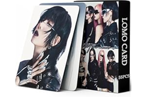 PYAJUU Aespa Photocards K-pop Aespa Whiplash Album Photocards 55PCS Aespa Whiplash 2024 Lomo Card Greeting Card Gift for Fans Karina Photocard Winter Photocard Giselle Photocard NINGNING Photocard