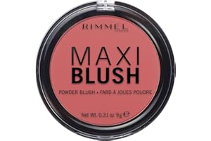 Rimmel London Fard in Polvere Maxi Blush, Powder Blush Rosa a Lunga Durata, Formato Maxi, 003 Wild Card, 9 g
