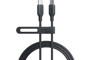 Anker Kabel USB C do USB C 543 (240 W, 180 cm), kabel USB 2.0 Bio, kompatybilny z iPhone 15/15Pro/15Plus/15ProMax, MacBook Pro 2020, iPad Pro 2020, iPad Air 4, Samsung Galaxy S23 i wielu innych