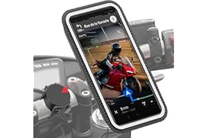 Shapeheart innovation française. Support telephone moto magnetique anti-vibration, etanche et tactile. Porte telephone moto 360° universel pour guidon. Compatible tout téléphone