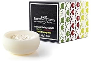 ‎EDWIN JAGGER Pack Jabón afeitar tradicional recambio 65gr x 3 unid.3 aromas
