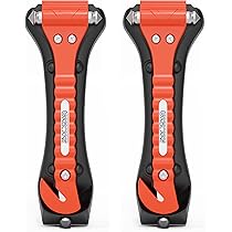 Yesimola Auto Nothammer Mit Gurtschneider - 2-in-1 Notfallwerkzeug In Rot Für Autosicherheit