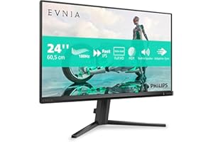 Philips 24M2N3200S Monitor 24 Pulgadas FHD, 180Hz, Fast IPS 1 ms GtG, Adaptive Sync., HDR10, G-Sync Compat., Altavoces (1920x1080, 2X HDMI 2.0, 1x DP 1.4), Gris Oscuro