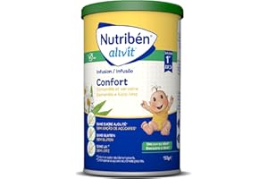 Nutribén Infusion Alivit Confort, 150 g | Tisane pour le sommeil bebe | Infusion bebe souffrant de troubles digestifs | Sans huile de palme
