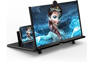 Sparkledot Lupa de Pantalla para teléfono móvil y proyector Plegable para Smartphones, Ver películas y vídeos en 3D (16 Pulgadas)