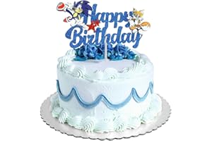 ZAZOOT Cupcake Topper,Cake Topper Decorative,Torta Compleanno Toppers,Decorazioni Torta,Cartoon Cake Topper