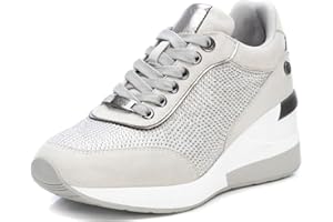 XTI - Zapatilla Cierre de cordón para Mujer, Color: Marron, Talla: 37