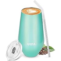 Umi. by Amazon -Thermobecher 500ml, Edelstahl Isolierender Wiederverwendbarer Kaffeebecher BPA-Frei, Reisebecher mit…
