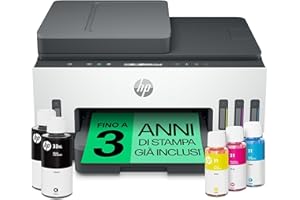 HP Smart Tank Plus 7305 AiO 28B75A, Stampante Multifunzione a Colori, Serbatoio d'Inchiostro ad Alto Volume di Stampa, Fino a 12000 Pagine (Nero) e 8000 Pagine (Colore), F/R Automatica, Wi-Fi, Grigia