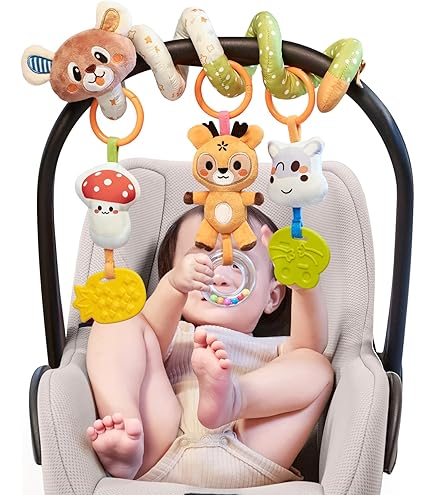 Baby Mobiele kinderwagen Speelgoed, Auto dak Handvat Speelgoed voor 0 Maanden omhoog (Sky