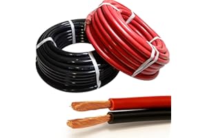 MKGT Hi-Flex 16mm² 110 Amp Automotive Starter/Inverter/Welding/Battery PVC Cable Wire (Black, 5 Metres)