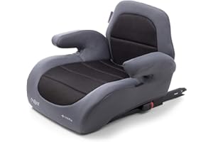 BABYAUTO - Lito Fix Isofix, Alzador con Respaldo Desmontable, Grupo 2/3, Confortable y Seguro, para Niños de 15 a 36 kg, 4-12 años de Edad, Homologado según Normativa ECE R44/04 - Color: GRIS