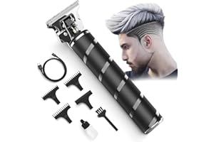 Tondeuse Cheveux Hommes, Tondeuse Barbe Homme, Electriques Tondeuse Corps Homme Rasoir professionnelle -pour Salon de Coiffure les Enfants et la Famille, Cadeau Homme pour Coupe et Contours Barbe