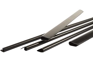 Pavo Lot de 25 Baguettes à reliure 3 mm Noir