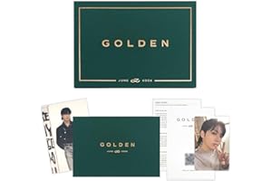 HYBE ENT. JUNGKOOK - [GOLDEN] (Weverse Albums Ver.) Book Case + Photo Book + QR Card + User Guide + Post Card + Photo Card + Contents Envelope + 2 Extra Photocards