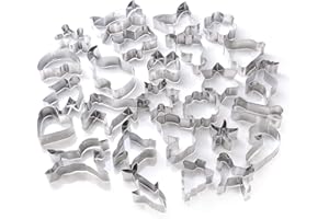 Itian Set Di 4 Stampi Per Biscotti Formina Per Biscotti Di Natale, Cookie Cutter In Plastica - Foto 7