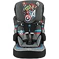 Nania, Beline, Avengers Group 1/2/3 Car Seat (9-36kg) – Forward Facing, Adjustable Headrest, 5-Point Harness, Safety Certified in France, Removable & Washable Cover
