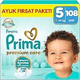 Prima Diaper Premium Care Number 5 108 Monthly Deal Package