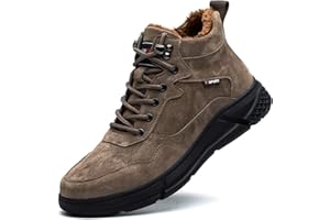 SPSHOOS Chaussures de Sécurité Hiver Femmes Hommes Chaussures de Travail Bottes de Sécurité Antidérapantes Imperméables Doublées Chaudes Avec Embouts en Acier