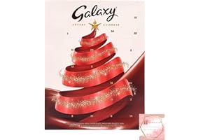 AMBIENCE PRODUCTS Galaxy Chocolate Advent Calendar 2023, Advent Calendar For Kids And Adult 110g | Family Fun Christmas Advent House For Him And Her For Christmas Countdown & Gifts
