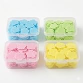 Vios Store Disposable Flower Shaped Magic Soap Paper,Portable Sanitary Hand Washing Soap, Travel, Picnic and Casual