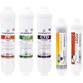 OverWater Kapalı Kasa Su Arıtma Cihazı 5 'li Inline Filtresi Seti Aşamalı (Membransız Set) FIN50M