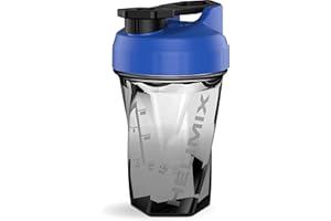 Helimix 2.0 Shaker de Proteínas, 500 ml (20 oz) - Batidora Portátil para Batidos y Smoothies - Sin Varillas, Grumos ni Baterías - Apta para Lavavajillas y Libre de BPA