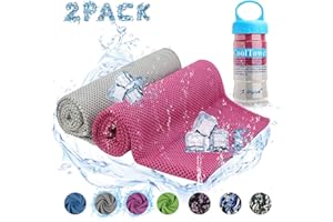 Zodight 2 pcs Toallas Gimnasio, 90 x 30 cm Toalla Refrigerante para Golf Fútbol Corriendo Entrenamiento Natación Yago y Más