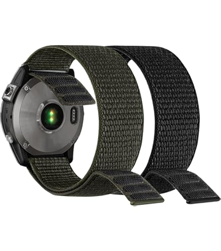 Garmin Acc, 22 mm, UltraFit 2, Nylon Band, Black, WW/Asia