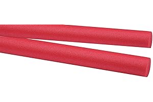 NMC Comfy 160cm Länge Schwimmnudel Poolnudel (Rot, 2er Set)